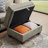109" Modern 4 Seaters Sectional Sofa with Hidden Coffee Table and Large Storage Space-2076327689