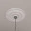 Médaillon de plafond Endurathane Berkshire, DE 20 1/8 po x P 3 7/8 po x P 1 7/8 po (convient aux auvents jusqu'à 6 3/8 po), finition brique réfractaire peinte à la main-29361525