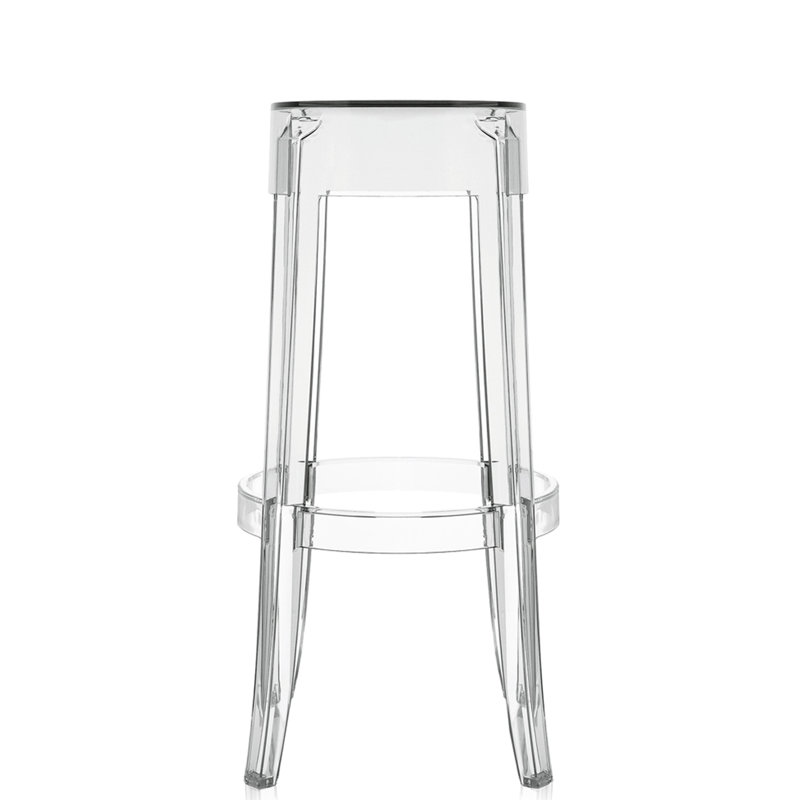 Tabouret de bar Charles Ghost, Cristal, 29.5"