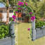 Arche de jardin en métal l 55 po x H 94,5 po-126234371