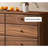 Black Walnut Simple Accent Chest-1239236939