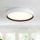 Sleek Round LED Ceiling Light - Thin Glossy Design, 5-Step Adjustable Color Temperature, Dimmable & ETL Certified
