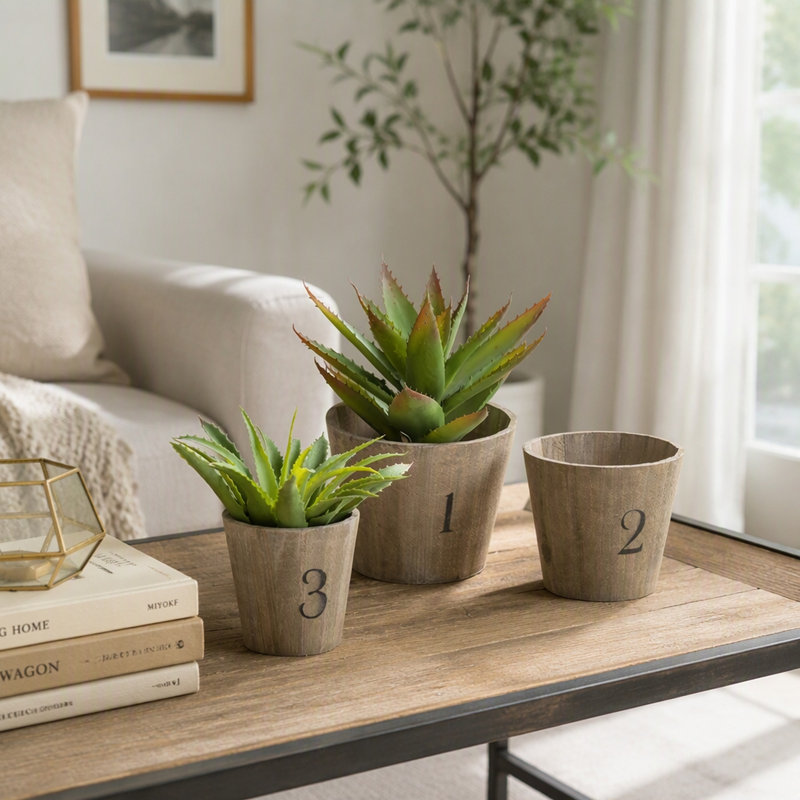 Ensemble de 3 jardinières