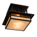 Hyde Park "T" Mission 2 - Light Semi Flush Mount