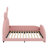 Twin Size Upholstered Rabbit-Shape Princess Bed-114344389