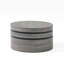 Table basse ovale noire mate avec plateau pivotant et fonction de rotation de style moderne nécessitant un assemblage minimal
