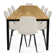 Tapscott 8 - Person Four Leg Dining Set