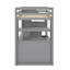 Lit mezzanine avec bureau et tablettes-634070677-634070676