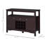 Brycin Modern Wine Buffet Sideboard Storage Natural Wood Top with Drawer-2103474822