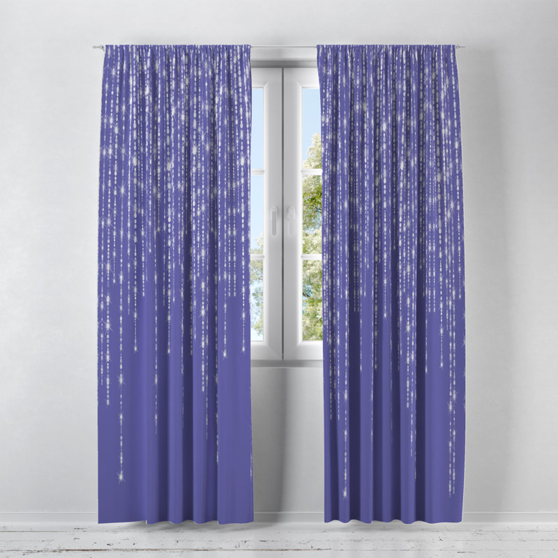 Semi Sheer Curtain Pair, 20" W x 52" L