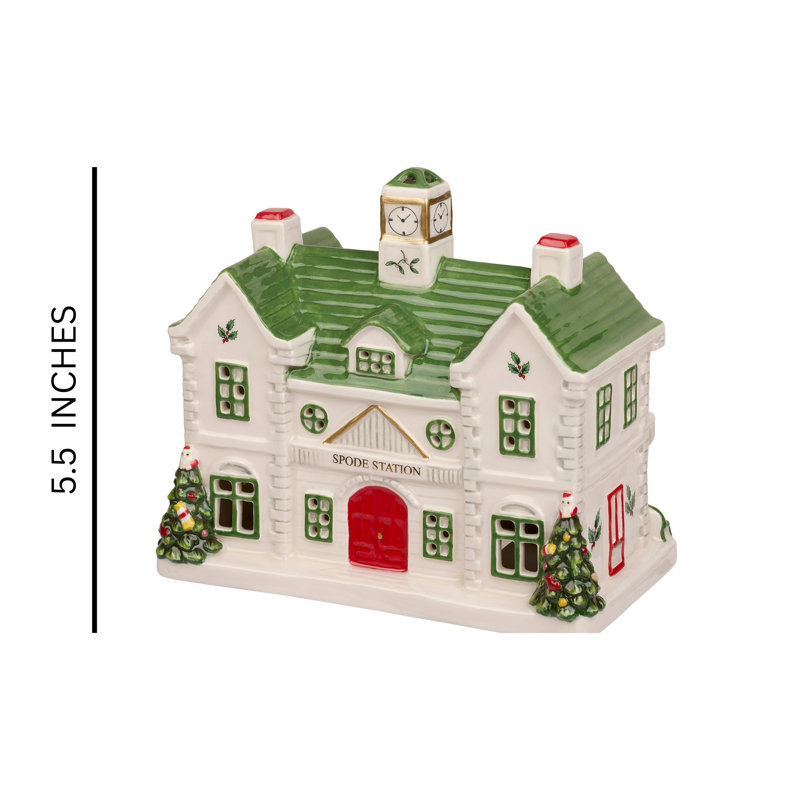 Spode Christmas Tree Village Led Train Station