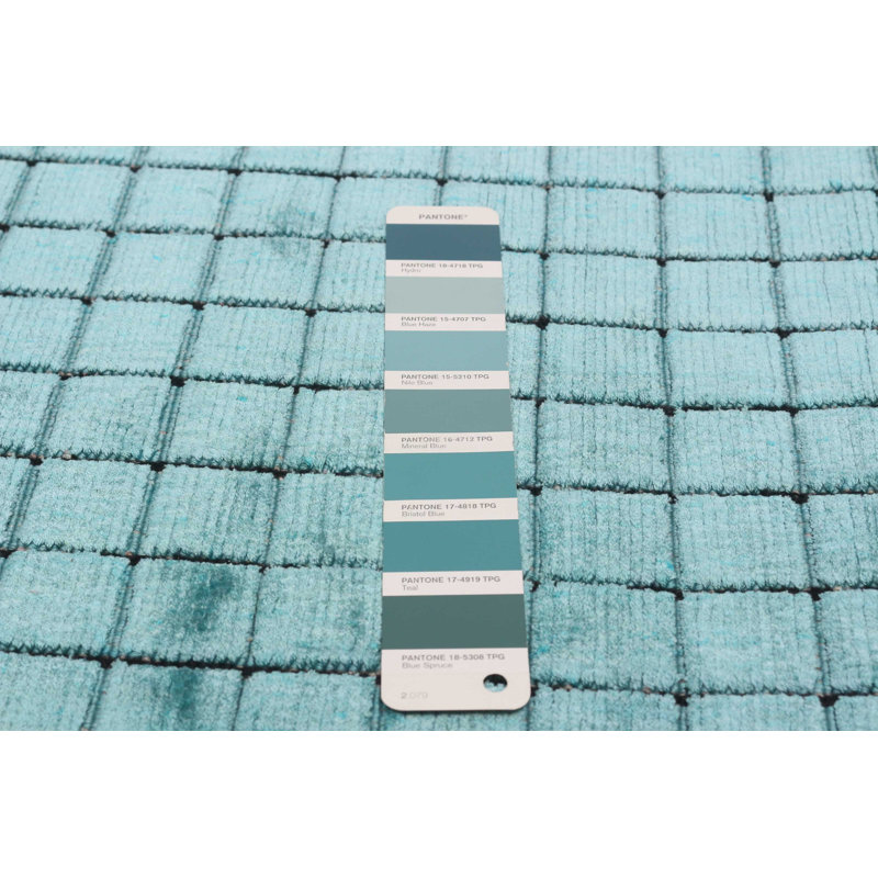Tapis turquoise Elysian 6 pi 7 po x 9 pi 3 po