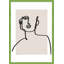 Figure and Form 2 by Romina Gadler - Framed Wall Art-1331190300-1331190761