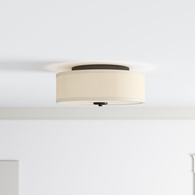 Chantey Linen Flush Mount