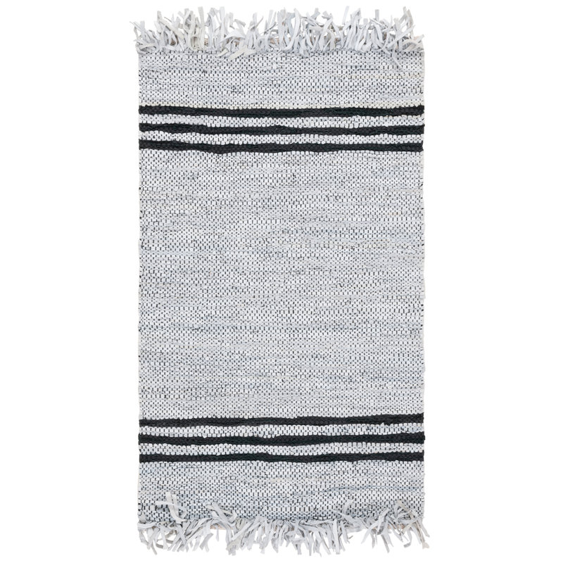 Tapis en cuir Krislee, Rectangulaire 3 pi x 5 pi
