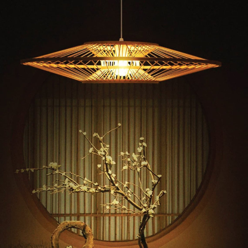 Alonda 1 - Light Natural Chandelier Pendant