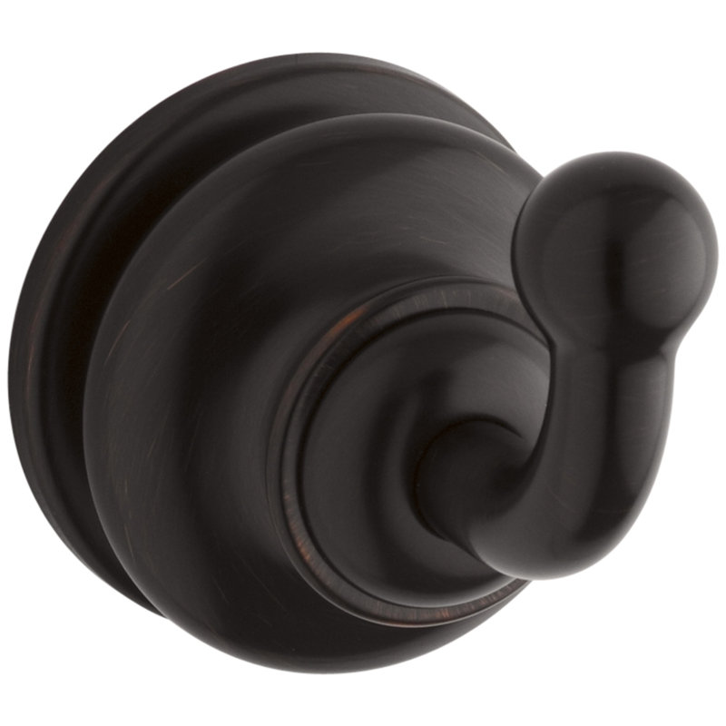 Fairfax Wall Mounted Robe Hook, Vibrant Polished Brass