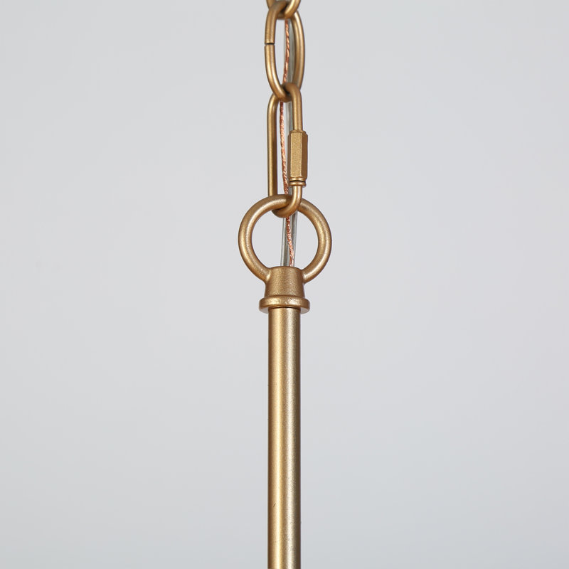 Lustre tambour moderne en métal 8 lumières