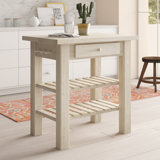 Manatuto Solid Wood Prep Table