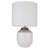 22'' White & Gold Ceramic Table Lamp Famrhouse Table Lmap for Living Room Office