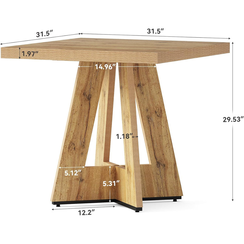 Unfinished Dining Table