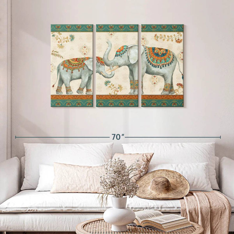 Elephant Walk I, 28" H x 45" W