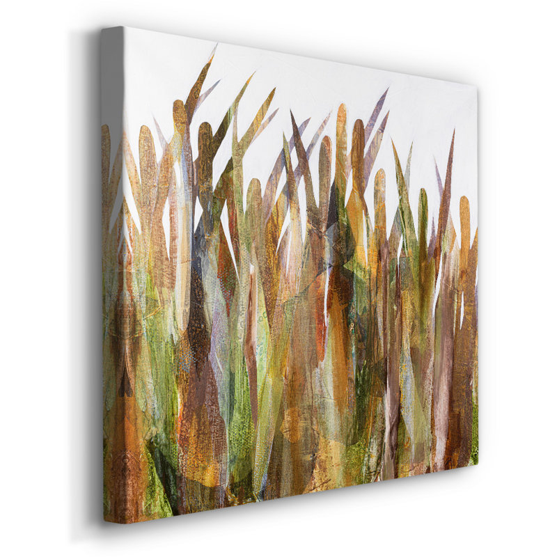 Cattails II - Toile tendue avec châssis de qualité supérieure - prête à être accrochée