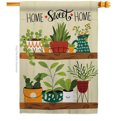 Double Sided Polyester House Flag