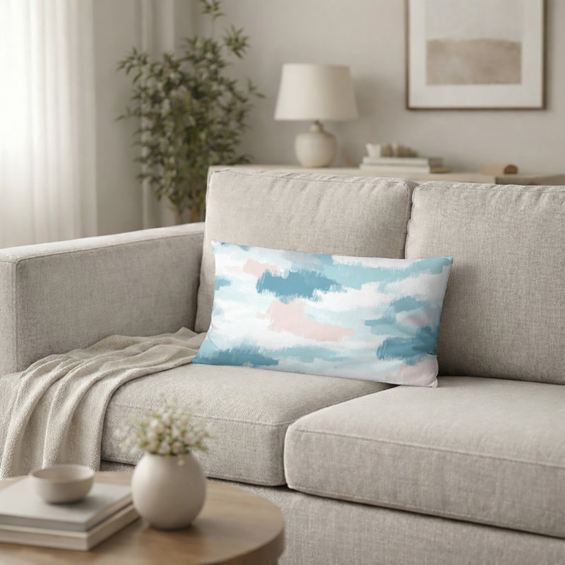 Coussin décoratif Boho, H 12 po x l 20 po