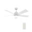 Ventilateur de plafond intelligent avec télécommande, ensemble d'éclairage, fonctionne avec l'assistant Google et Amazon Alexa, raccourci Siri.-372487883-341851115