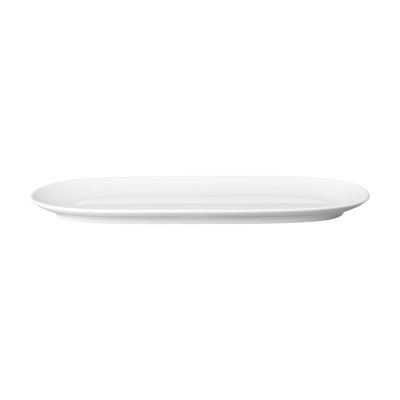 Porcelaine classique grand plateau blanc