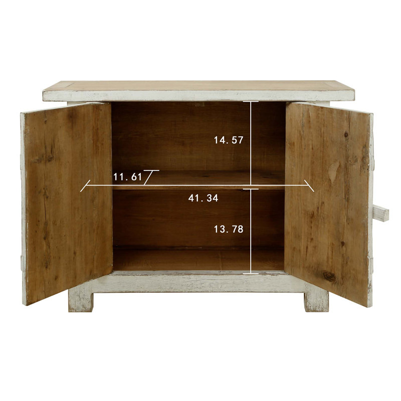Solid Wood Accent Cabinet