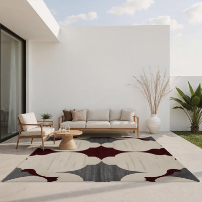 Tapis intérieur et extérieur Angular Elegance