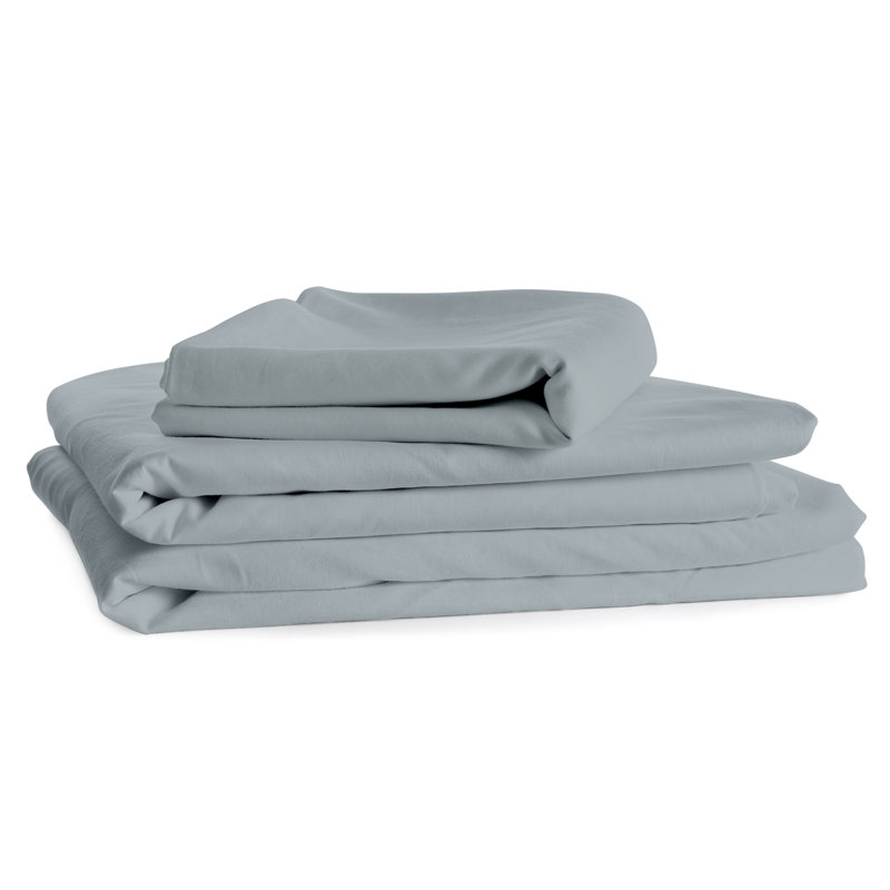 Ensemble de draps en micro-fibre, Argent