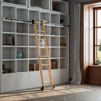 The Ultimate Closet Ladder: A DIY Library Ladder with Hooks - The DIY Vibe