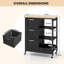 Solid Wood Top Kitchen Cart-1012081087