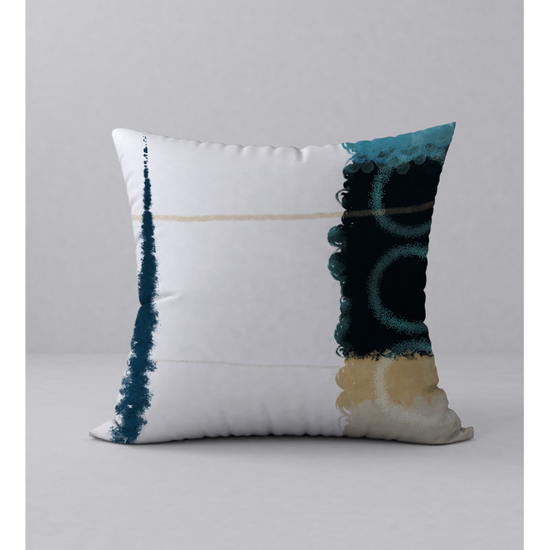 Belle Coussin décoratif carrée, 24 po x 24 po