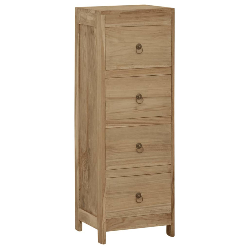 Commode d'appoint en bois massif Chalene