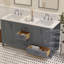 Rutherford Meuble-lavabo de salle de bain avec comptoir gris anthracite assemblé-1205618225-1205618230
