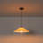 1-Light Mushroom-Shaped Fabric Single Pendant-2122666134