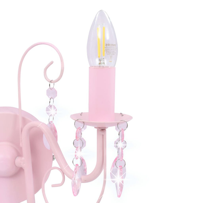 Adairsville LED Wall Lamp, Pink