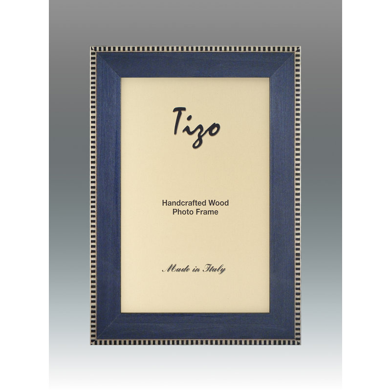 Wood Picture Frame, 5" x 7", Blue