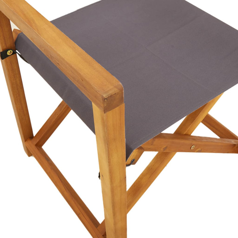 Viviene Patio Dining Accent Chair, Dark grey
