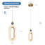 Suspension DEL dorée moderne Laronica 2 pour îlot de cuisine-799635562