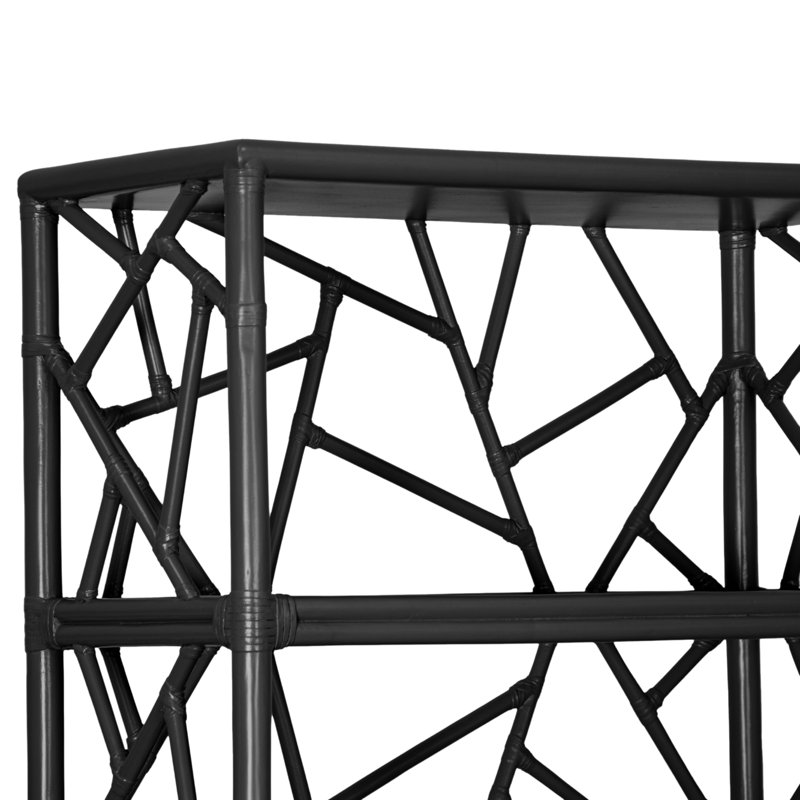 72'' H x 36'' W Wood Etagere Bookcase, Black