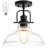 Flush Mount Ceiling Light Fixture Farmhouse Light Fixture