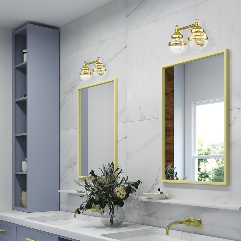 Liverman 2 - Light Dimmable Vanity Light, Polished Brass