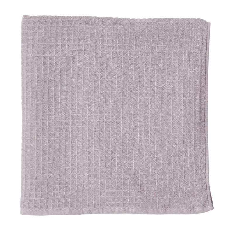 Serviette de bain 100% coton Waffle Twist, Orchidée