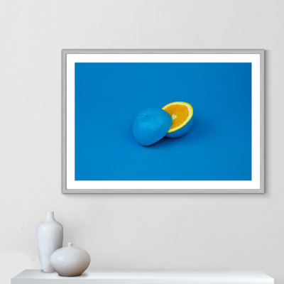 Pop orange en bleu par Davisuko