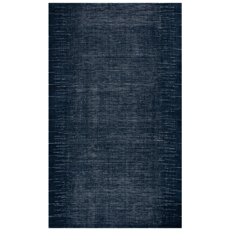 Tapis 100% laine tissé à la main, Rectangle 7 pi 9 po x 9 pi 9 po